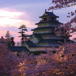 日本の桜１００選と古城とサムライからの伝言